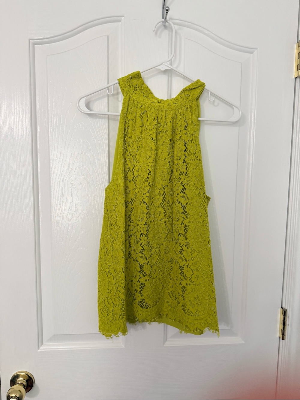 Jcrew women’s Halter Women's Tank Top in mustard size M